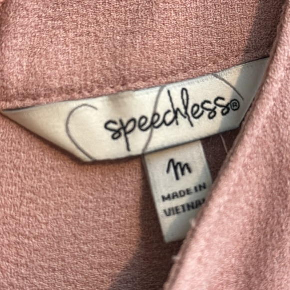 Speechless Mauve Sleeveless Spring Summer Dress with pockets Size Medium - Picture 6 of 7